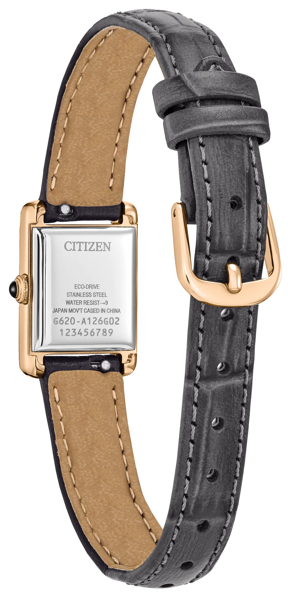 Fio Roma Beige Dial Leather Strap EG2799-18W | CITIZEN